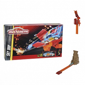 Трек Stunt Heroes - Падение с неба, с машинкой (Majorette, 2058010)